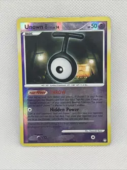 Old Pokemon Reverse Unown Cards ( Lot Of 5) Rare Vintage Collection Unknown - Image 6