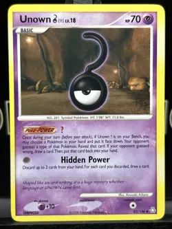 Unown ? 82/146 Legends Awakened ✨ Regular 2008 Pokemon Card TCG LP - Image 3