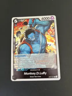 One piece TCG Monkey D Luffy Foil OP07-091 Trading Card TCG - Image 1