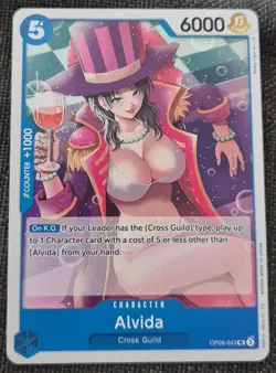 ONE PIECE ENGLISH CARD GAME CARTE ALVIDA OP09-043 EN - Image 1