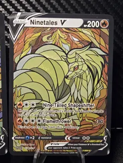 Vulpix & Ninetales CUSTOM Stained Glass Holo Cards -Dissplay Only - Image 9