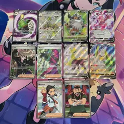 Pokemon TCG | English SWSH SV Full Art & Trainer SR Secret Rare X10 Card Bundle - Image 1
