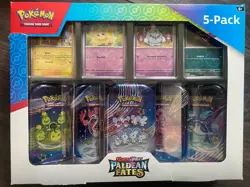 Pokemon TCG Paldean Fates Mini Tins Cards Costco Exclusive Sealed - Image 1