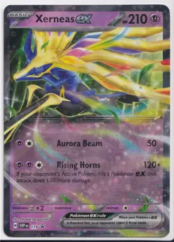 Xerneas ex SVP179 Scarlet & Violet Black Star Promo LP Pokemon Card - Image 1