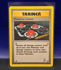 Pokemon Center 114/130 Base Set 2 2000 LP-EXC BUY 2 CARDS GET 1 FREE!! - Image 2