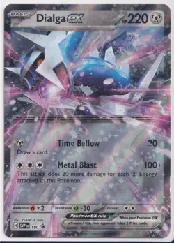 Dialga ex SVP180 Scarlet & Violet Black Star Promo NM Pokemon Card - Image 3