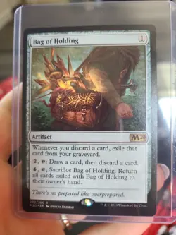 MTG M20 Bag of Holding - MINT - Core Set 2020 Free Shipping Card# 222/280 - Image 3