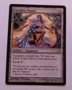 MTG English Magic Card Very Light Play PARADISE MANTLE from Modern Masters - Image 2