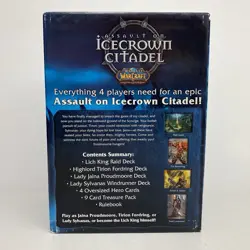 RARE World of Warcraft TCG Assault On Icecrown Citadel Raid Deck SEALED CARDS - Image 18