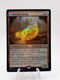 Enduring Courage 0133 Foil Duskmourn: House Of Horrors DSK MTG NM - Image 1