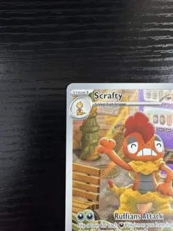 Scrafty 139/086 NM Holo Illustration Rare White Flare English Pokemon Card TCG - Image 2