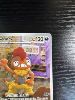 Scrafty 139/086 NM Holo Illustration Rare White Flare English Pokemon Card TCG - Image 3