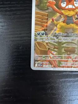 Scrafty 139/086 NM Holo Illustration Rare White Flare English Pokemon Card TCG - Image 4