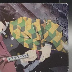 Giyu Tomioka Demon Slayer Card CCG Japanese BANDAI #2531546 #028 0717 - Image 4