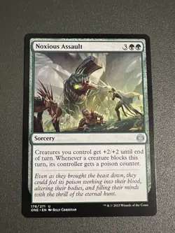 Noxious Assault MTG Magic the Gathering Card NM Near Mint All Will Be One - Image 1