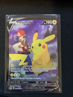 Pikachu V TG16/TG30 Near Mint NM - Lost Origin Trainer Gallery - Pokemon - Image 1