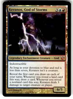 Journey Into Nyx Keranos, God of Storms #151 MTG NM - Image 1