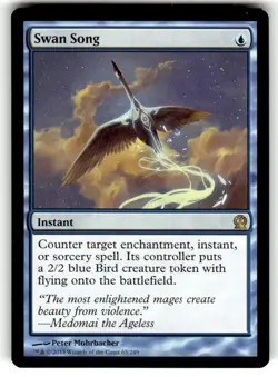 Swan Song Theros Regular MTG NM - Image 1