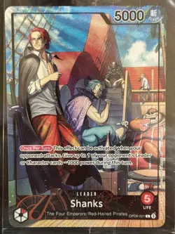 Shanks One Piece OP09-001 Promo Card PSA Magazine Limited Edition SEALED - Image 3