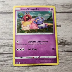 Galarian Slowpoke SWSH126 Black Star Promo Holo Pokemon Card Sword & Shield - Image 1
