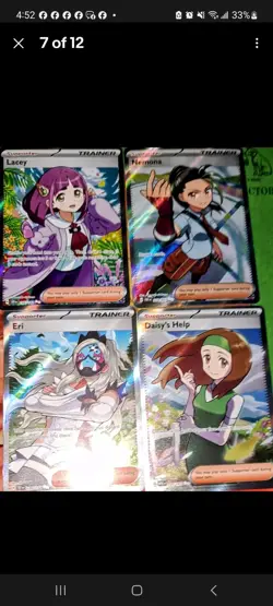 Only Girls Waifu Full Art Pokémon Trainer/Supporter Card Lot Of 11 - Image 3