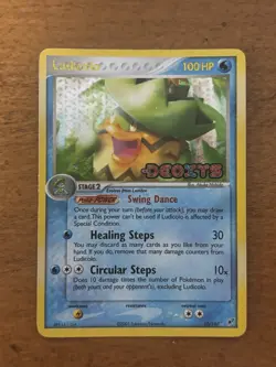 Ludicolo 10/107 - EX Deoxys Stamped Reverse Holo Rare - Pokemon TCG Card - LP - Image 1