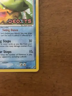 Ludicolo 10/107 - EX Deoxys Stamped Reverse Holo Rare - Pokemon TCG Card - LP - Image 3