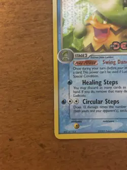 Ludicolo 10/107 - EX Deoxys Stamped Reverse Holo Rare - Pokemon TCG Card - LP - Image 4