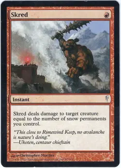 Skred Coldsnap Common – MTG Magic the Gathering Card - Image 1