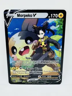 Pokemon Goddess Story Marnie X Morpeko Doujin DIY Full Art Holo Card - Image 1