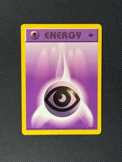 Psychic Energy 101/102 1st Edition Shadowless Pokémon Card Base Set WOTC - Image 1