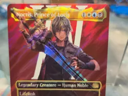 R 0546 Noctis, Prince of Lucis BORDERLESS SURGE FOIL Final Fantasy Card MTG - Image 3