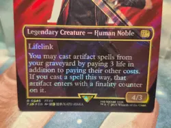 R 0546 Noctis, Prince of Lucis BORDERLESS SURGE FOIL Final Fantasy Card MTG - Image 4