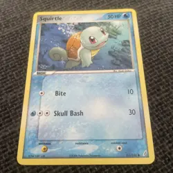 Squirtle 63/100 LP -Vintage Pokémon Card- Ex Crystal Guardians - Image 3