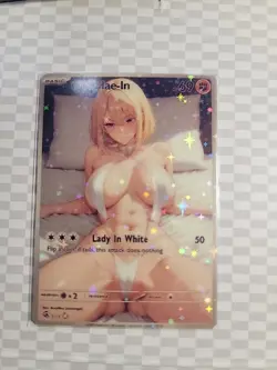 Cha Hae-In Anime Waifu Card Custom Pokemon Trainer DIY Glow In The Dark - Image 1