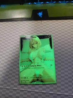 Cha Hae-In Anime Waifu Card Custom Pokemon Trainer DIY Glow In The Dark - Image 3