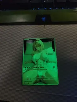 Cha Hae-In Anime Waifu Card Custom Pokemon Trainer DIY Glow In The Dark - Image 4