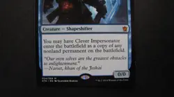 Near Mint Magic the Gathering Clever Impersonator mythic Tarkir MTG card NM - Image 4