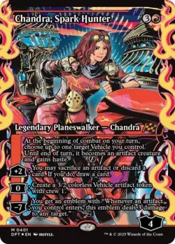 Japanese Chandra, Spark Hunter (Showcase) -Foil Near Mint MTG Aetherdrift - Image 2