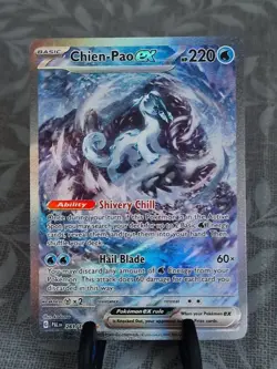 Pokemon TCG Chien-Pao EX 261/193 Paldea Evolved Special Illustration Rare Card - Image 1