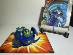 Bakugan Aquos Blue Sirenoid B2 450G Blue Battle Brawlers W/ Card RARE - Image 11