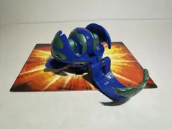 Bakugan Aquos Blue Sirenoid B2 450G Blue Battle Brawlers W/ Card RARE - Image 15