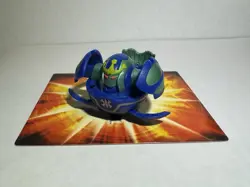 Bakugan Aquos Blue Sirenoid B2 450G Blue Battle Brawlers W/ Card RARE - Image 3