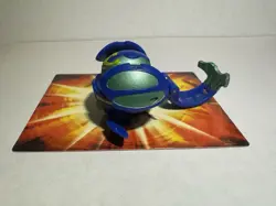Bakugan Aquos Blue Sirenoid B2 450G Blue Battle Brawlers W/ Card RARE - Image 4