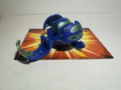 Bakugan Aquos Blue Sirenoid B2 450G Blue Battle Brawlers W/ Card RARE - Image 6