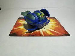 Bakugan Aquos Blue Sirenoid B2 450G Blue Battle Brawlers W/ Card RARE - Image 7