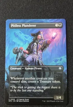 MTG - Pitiless Plunderer NM (Borderless) LCI Special Guests Uncommon #5 Non Foil - Image 3