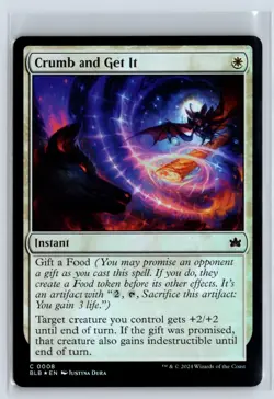 FOIL Crumb and Get It Bloomburrow – MTG Magic the Gathering Card - Image 1
