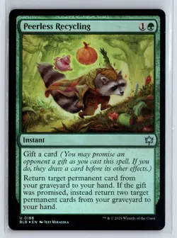 FOIL Peerless Recycling Bloomburrow Uncommon – MTG Magic the Gathering Card - Image 1