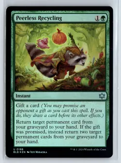 FOIL Peerless Recycling Bloomburrow Uncommon – MTG Magic the Gathering Card - Image 3